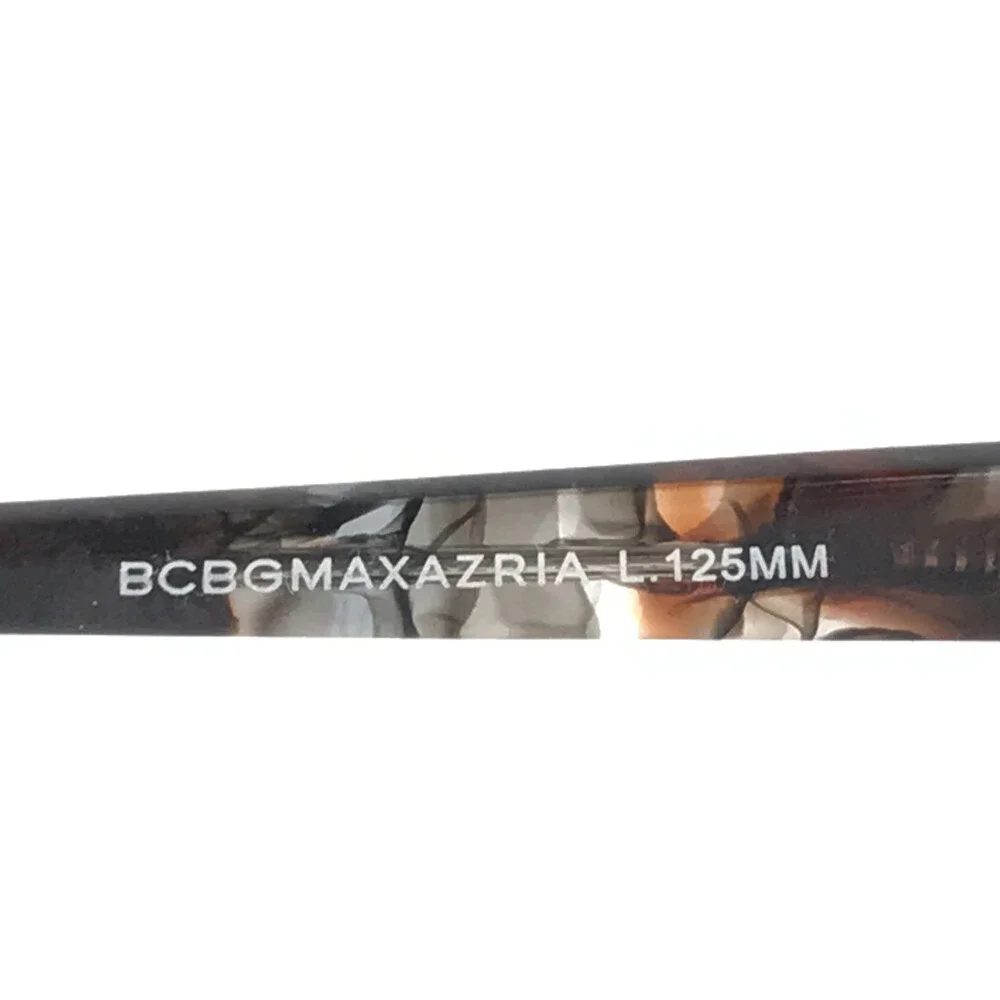 BCBGMAXAZRIA Eyeglasses Frames IRINA WINE Red Brown Cat Eye Half Rim 49-16-125